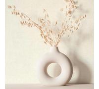 Non-woven wallpaper textile look plain textured cream beige 45770 (3,65£/1qm)