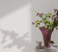 Non-woven wallpaper textile texture linen look white cream 33390 (3,81£/1qm)
