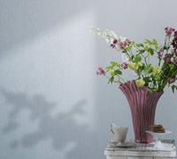 Non-woven wallpaper texture grooves lines plain blue grey 82381 (2,98£/1qm)