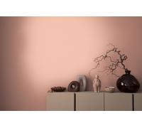 Non-woven wallpaper texture textile look modern plain apricot 3958-18 (2,58£/1qm