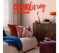 Livingwalls CosmoLiving Textured Non-Woven Wallpaper in Pink, Beige, Bright Pink, Green - 10,05 x 0,53 m Solid Colour Wallpaper by Cosmopolitan - 790671