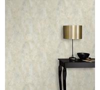 Non-woven wallpaper tile wood look cream beige metallic 10439-02 (2,01£/1qm)