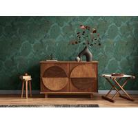 As Creation Tropical Leaves Green Wallpaper Gold Textured Paste The Wall Vinyl