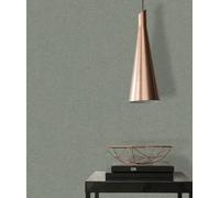 A.S. Création Natural Living 386622 Plain Wallpaper Green Gold Sustainable - Non-Woven Wallpaper Vintage Metallic - 10.05 x 0.53 m Made in Germany