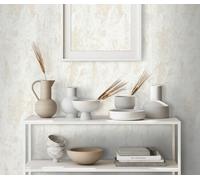 Erismann Industrial Concrete Effect Embossed Natural Metallic Vinyl