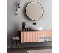 Non-woven wallpaper wood look herringbone pattern grey white 33375 (5,74£/1qm)