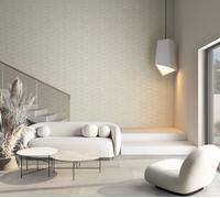 Non-woven wallpaper wood look tiles motif graphic cream beige 33358 (6,03£/1qm)