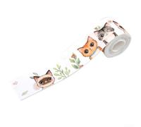 Non-Woven Water Absorbent Strip 8x280cm for Kitchen Sink or Window Glass Condensation Prevention, Reusable Moisture Barrier for Countertops and Stovetops(Cute kitten)