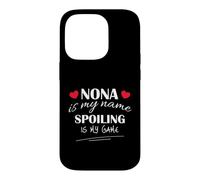 Nona Is My Name Spoiling Is My Game Grandma Design Case for iPhone 14 Pro