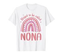 Nona Tshirts for Women Grandma Blessed to be called Nona T-Shirt