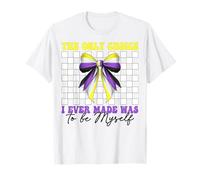Nonbinary Flag Girl Only Choice I Ever Made Was To Be Myself T-Shirt