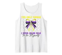 Nonbinary Flag Girl Only Choice I Ever Made Was To Be Myself Tank Top