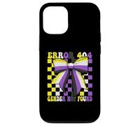 Nonbinary Flag Pride LGBTQ Error 404 Gender Not Found Case for iPhone 12/12 Pro
