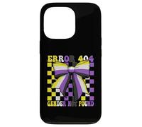 Nonbinary Flag Pride LGBTQ Error 404 Gender Not Found Case for iPhone 13 Pro