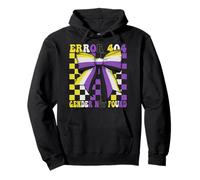 Nonbinary Flag Pride LGBTQ Error 404 Gender Not Found Pullover Hoodie
