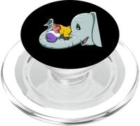Nonbinary Mama Elephant Protecting Pride Kids PopSockets PopGrip for MagSafe