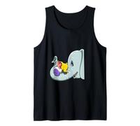 Nonbinary Mama Elephant Protecting Pride Kids Tank Top