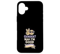 Nonbinary Pride Beyond Binary They Them LGBTQ Humor Case for iPhone 16 Plus