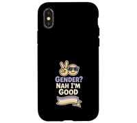 Nonbinary Pride Beyond Binary They Them LGBTQ Humor Case for iPhone X/XS