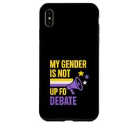 Nonbinary Pride Beyond Binary They Them LGBTQ Humor Case for iPhone XS Max