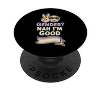 Nonbinary Pride Beyond Binary They Them LGBTQ Humor PopSockets Adhesive PopGrip