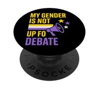 Nonbinary Pride Beyond Binary They Them LGBTQ Humor PopSockets Adhesive PopGrip