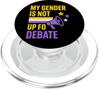 Nonbinary Pride Beyond Binary They Them LGBTQ Humor PopSockets PopGrip for MagSafe
