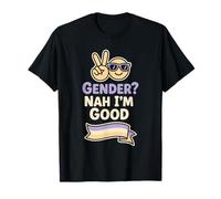 Nonbinary Pride Beyond Binary They Them LGBTQ Humor T-Shirt