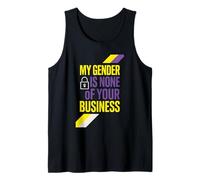 Nonbinary Pride Beyond Binary They Them LGBTQ Humor Tank Top