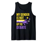 Nonbinary Pride Beyond Binary They Them LGBTQ Humor Tank Top