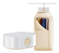 NONCHI Portable Clothes Dryer for Apartment, RV, Travel, Small/Compact Dryer Machine for Clothes with PTC Heating Body & Dryer Bag & Hanger, for Clothes, Underwear, Baby Clothes