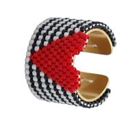 Nonconformist Sequined Hoop Heart Molded Plan Old Beads Rustless Permanent Everyday Jewelry Artisanal Sphere Jewelry