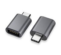 nonda USB C to USB Adapter(2 Pack),USB-C to USB 3.0 Adapter,USB Type-C to USB,Thunderbolt 3 to USB Female Adapter OTG for MacBook Pro 2019/2018/2017,MacBook Air 2018,Surface Go,and More Type-C Devices, Grey