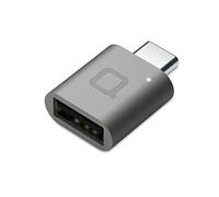nonda USB Type C to USB 3.0 Adapter, Thunderbolt 3 to USB Adapter Aluminum with Indicator LED for MacBook Pro 2019/2018, MacBook Air 2018, Pixel 3, Dell XPS and More Type-C Devices (Space Gray)