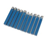 NONDK 1/4" Metal Lathe Tool Carbide Tip Tipped Cutter Tool C6 Bit Cutting Set 10pcs Hand Tools Power Tools Accessories