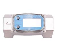 NONDK 1.5 Inch Digital Turbine Meter LCD Display Water Meter, Flowmeter for Gasoline Water