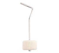 NONDK 1 PCS Drum Pedal Beater Drum Hammer with Felt Head Silver&White Drum Hammer Drum Pedal Hammer for Drum Pedals Beater Percussion Instrument Parts