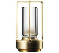 NONDK 1 Piece Bedside Table Bedroom Led Touch Table Lamp Restaurant Decoration Atmosphere Night Light Gold