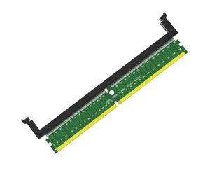 NONDK 1 Piece DDR5 U-Dimm 288pin Adapter Ddr5 Memory Test Protection Card with Short Green Plastic