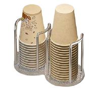 NONDK 1 Piece Paper Cup Dispenser Cup Holder Party Cup Dispenser Mouthwash Rinsing Cup Storage Holder 23x13cm B