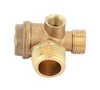 NONDK 1 Three-Way Air Compressor Check Valve Direct Connection Air Compressor Check Valve,Valve Port: 20mm 16mm 10mm