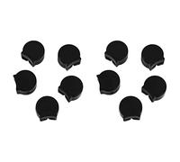 NONDK 10 Pieces Clarinet Hardware Pad Protector Thumb Rest Protector Thumb Clarinet Soft Rubber Black