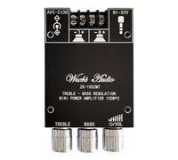 NONDK -1002MT Bluetooth 5.0 Power Amplifier Board 100W Channel Amplifier Board Kit with Short Circuit Protection APP Control Easy to Use