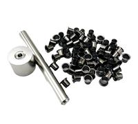 NONDK 100Pcs K-Sheath Eyelet Rivets Installation Fix Tools Replacement Accessories 7.5MM Kydex Sheath Scabbards Eyelets Buckle Nail Pin