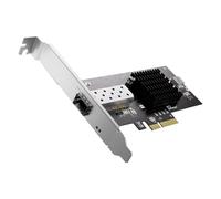 NONDK + 10GB M. 2Pcie 4X for Desktop Server Network Card X520-da Fiber Optic Ethernet Adapter 82599 Chip for Desktop