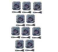 NONDK 10PCS 100 Degree Camera Module 1MP OV9732 1280x720 USB Free Driver Manual Focus with2 Meter Cable forWinXP/7/8/10