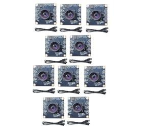 NONDK 10PCS 100 Degree Camera Module 1MP OV9732 1280x720 USB Free Driver Manual Focus with2 Meter Cable forWinXP/7/8/10
