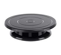 NONDK 11 Inch Rotate Turntable Sculpting Wheel Revolving Cake Turntable Black Painting Turn Table Stand