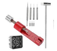 NONDK 11Pcs Watch Link & Pin Remover Kits Metal Adjuster Adjustable Remover Watch Repair Tool Metal Strap Bracelet Accessorie