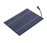 NONDK 12V 5.2W Mini Solar Panel Polycrystalline Solar Cells Silicon Epoxy Solar DIY Module System Battery Charger + DC Output